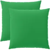 vidaXL Kussensloop 2 st HEERLEN Groen 65 x 65 cm Polyester