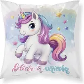 Unicorn Kussen 40x40 inclusief kussen vulling 300grms