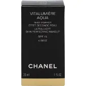 Chanel Vitalumiere Aqua Ultra-Light Makeup SPF15 10 Beige Foundation 30 ml Dames