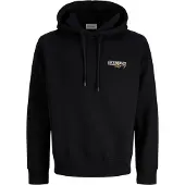 Jack & Jones Sweatshirt 'JJJADE' honing / zwart / wit
