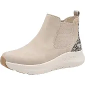 Tamaris Chelsea boots taupe / zwart