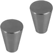 Differnz Rotterdam knop - 20 mm - gun metal