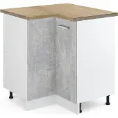 Vicco Hoekkast R-Line Beton 75.6 cm , WB Eik, Model 46194