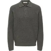 Only & Sons - ONSDALE RLX LS POLO KNIT NOOS Heren Trui