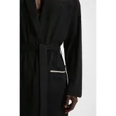 BOSS Badjas lang 'Robe' zwart