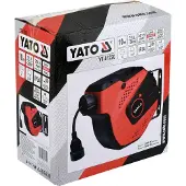 YATO YT-81220, zwart, rood, polyvinylchloride (PVC), 1 AC-aansluiting, type E, type E, 20 meter