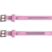 Freedog Leatherette With Diamonds Hondenhalsband