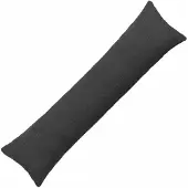 vidaXL Kussensloop HEERLEN Donkergrijs 40 x 145 cm Bouclé