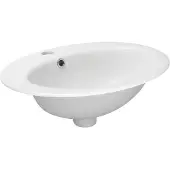 Kerra KR 132 inbouw wastafel 51x45,5cm wit