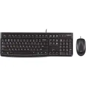 Logitech MK120 - Toetsenbord - Azerty FR - Bedraad - Zwart