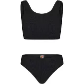 SOULCAL Dames/Dames Ribbed Bikini Set (Zwart)