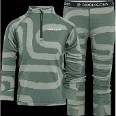 Didriksons Jadis 5, thermisch ondergoed set, kinderen, groen