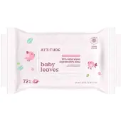 ATTITUDE 3x Baby Leaves 99% Waterwipes 72 stuks