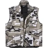 Brandit Bodywarmer 'Ranger' taupe / antraciet / zilvergrijs / stone grey