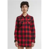 Brandit Blouse rood / zwart