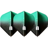 L-Style Champagne L1 Standard 2-Tone BK×Green - Dart Flights