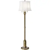 Elstead Lighting Staande LED Lamp Stateroom | 2X E27 Max 60W | Bali Brass