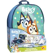 Lisciani - Bluey - Rugzak met kleur- & tekenschool