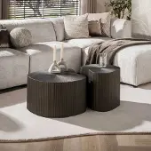 Hoyz Collection - Salontafel Elara - Bruin - 62x65x36 cm