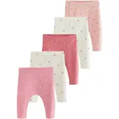 Next Leggings pink / wit