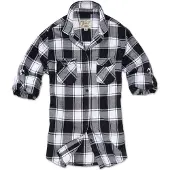 Brandit Blouse 'Amy' zwart / wit