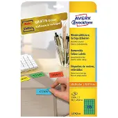 Avery Zweckform L4792-20 verwijderbare etiketten A4 38,1 x 21,2 mm groen (1.300 etiketten)