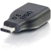 C2G USB-C naar USB-adapter - USB-C 3.1 naar USB-A adapter - Mannelijk/Vrouwelijk - USB-adapter - USB Type A (vrouwelijk) naar 24-pins USB-C (mannelijk) - USB 3.0 - Zwart