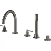 GROHE Atrio 5-gats badrandcombinatiehard graphite geborsteld 29407AL0