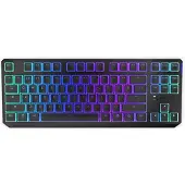Endorfy Thock TKL gaming toetsenbord, draadloos, rood/zwart, USB, Kailh Red switches, US layout