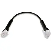 Ubiquiti Networks U-CABLE-PATCH-RJ45-BK-50 netwerkkabel Zwart 0,1 m Cat6