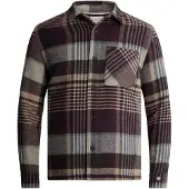 Cast iron Overhemd 'Wool-blend overshirt with check pattern' donkerlila