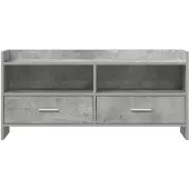 vidaXL TV-kast, 100 x 33 x 47 cm, betonkleur, houtvezel