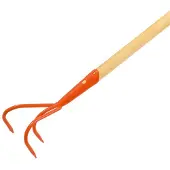 Stocker Met Handvat 3-tandige Wiedhark