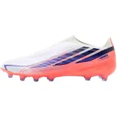 Adidas F50 Hyperfast Pro Veterloze Kunstgras Voetbalschoenen (AG) Wit Paars Roze