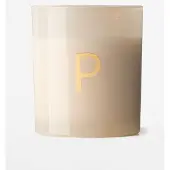 HEMA Kaars In Glas ⌀8x9cm Letter P (creme)