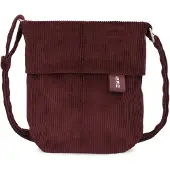 Zwei Mademoiselle M45 - Schoudertas 22 cm (cord-bordeaux)