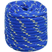 vidaXL Multifunctioneel touw 18 mm 25 m Blauw PP