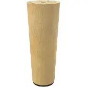 vidaXL Meubelvoeten 2 st Bruin Ø 44 x 100 mm Massief Eucalyptus Hout