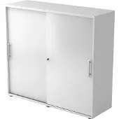 Hjh OFFICE PRO BETA 1753S - Wit Hoogte van de map | 3 OH Schuifwandkast Rail handvat (kunststof)