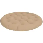 vidaXL Papasan Stoel Kussen VIANEN 100% Polyester Zand Ø 120 x 12 cm