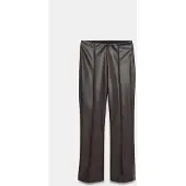 Dilvin Hooggewaist Faux Lederen Flared Leggings