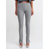 Dilvin High-waisted Flared Leggings met Split
