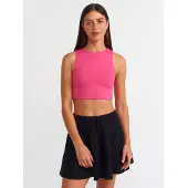 Dilvin Slim Fit Crop Top