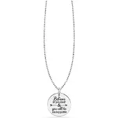 Bibei Damesketting 'Geloof in Jezelf' van 925 Sterling Zilver BICLL047