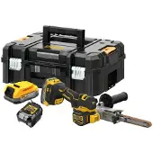DeWalt DCM200E2T-QW 18V Li-ion XR Accu Stripschuurmachine Set (1x 1.7Ah) In TSTAK - 13mm