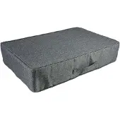 Duvo+ duvoplus Duratex Hondenmatras - Orthopedisch Hondenkussen met Springveren - Afneembare Hoes & Anti-slip - L 100x70x14cm - Donkergrijs