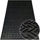 Oxide Merkloze Rubberen Deurmat 40x70 cm - Antislip & Weerbestendig