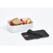 Zeller 4x Zeller Present Lunchdoos, Lunchpakketten, Wit