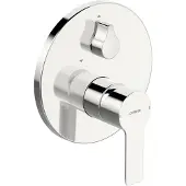 Hansa Ligna - Inbouwkraan voor 2 uitgangen, chroom 83859503