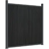 vidaXL Schuttingpaneel, grijs, 1045x186 cm, WPC